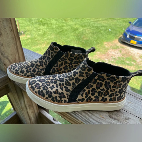 Cheetah Print Toms Booties 8.5 - Picture 5 of 6